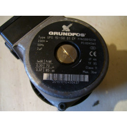 image: Pompa Grundfos UPS 15-50 S1 CY używana z gwarancją z kotła Chaffoteaux