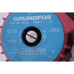 image: Pompa Obiegowa Grundfos UPK 40-120 na 230V (UPS / UPC)
