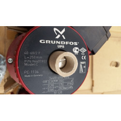 image: Pompa Obiegowa Grundfos UPS 40-60/2F NOWA