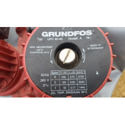 image: Pompa Obiegowa Grundfos UPC 40-60 / UPSD 40-60/2F