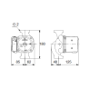 image: Pompa LFP Leszno 32POr80C (UPS 32-80 180)+GWARANCJA