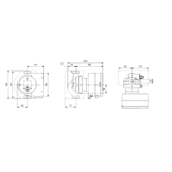 image: Pompa Obiegowa KSB Calio 25-100 - Grundfos Wilo 25/1-9