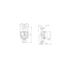 Pompa C.O. Grundfos Alpha2 25-60 180 siwa powystawowa