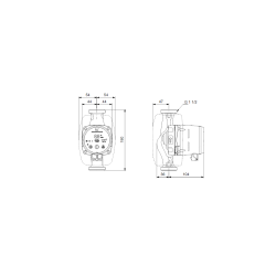Pompa C.O. Grundfos Alpha2 25-40 180 