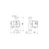 Pompa Grundfos UPS 25-40 S 180  -3 biegowa