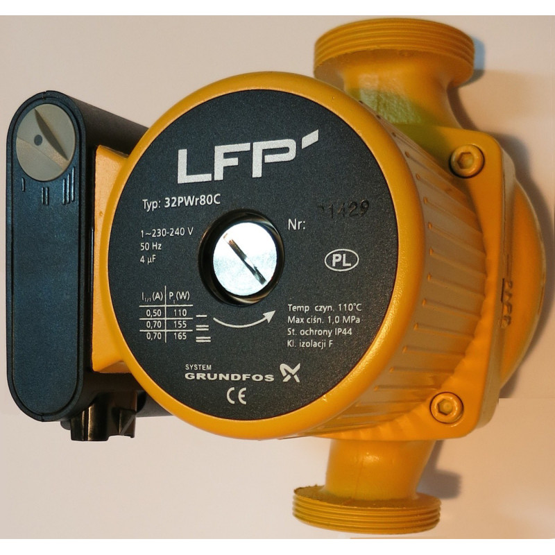image: Pompa cyrkulacyjna LFP 32PWr80C Grundfos 32-80 b180