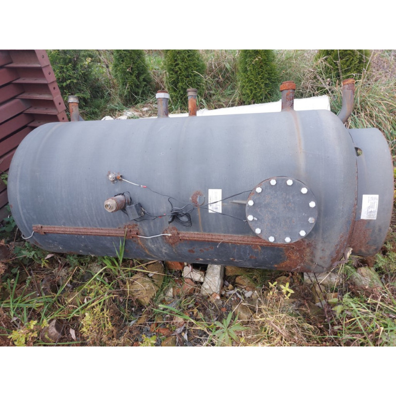 bojler stalowy, bardzo mocny 800L 150kW wężownica