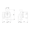 Pompa CWU Grundfos UPS 25-80 N 180