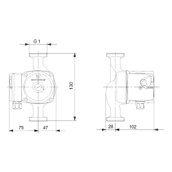 Pompa Grundfos UPS 15-50 130 P/N.5950549
