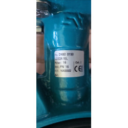 Zawór motylkowy dn150 pn16. Fig. D480 0150