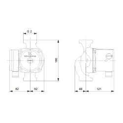 Pompa Obiegowa LFP 32por80C 40por80c Grundfos ups 32-80 180
