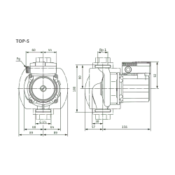 Pompa Obiegowa KSB Rio25-70 E 1~230V