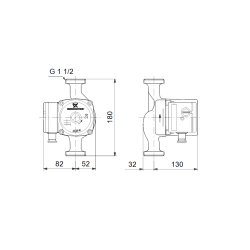 Pompa Grundfos UPS 25-30 180