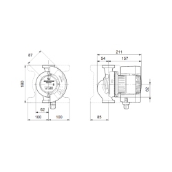 Pompa obiegowa LFP 25POe100C MEGA