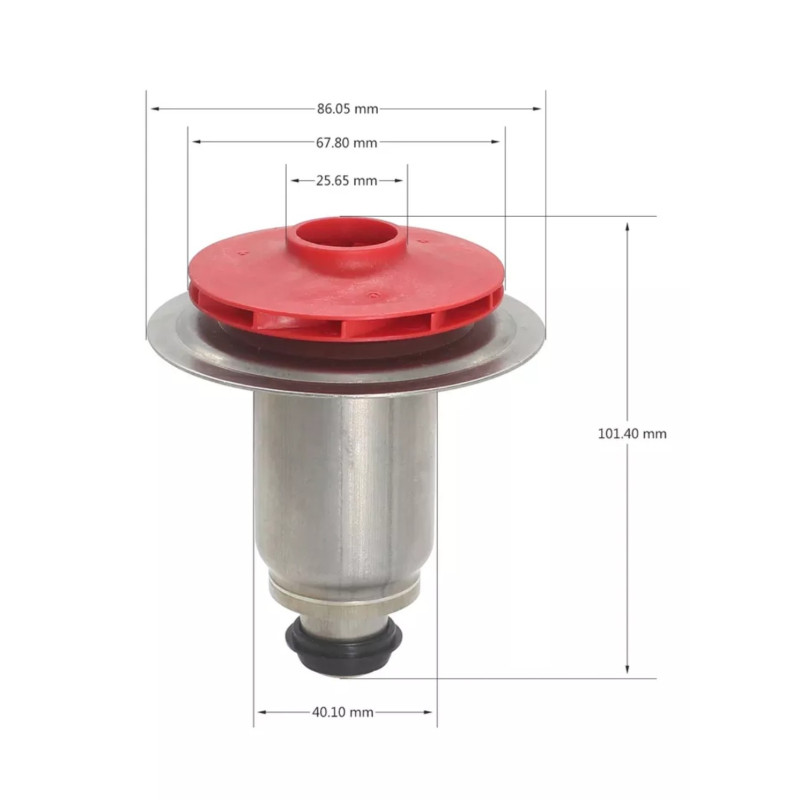 ZESPÓŁ WIRUJĄCY WIRNIK ROTOR WILO 40MM