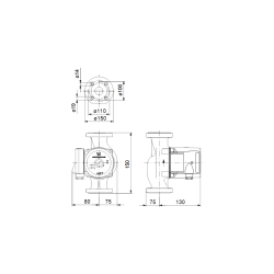 Pompa Grundfos UP 40-50 FB 250 Nowa