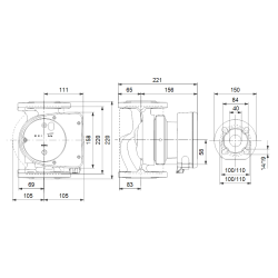 Pompa Grundfos MAGNA1 40-40FN 220 Cyrkulacji wody użytkowej