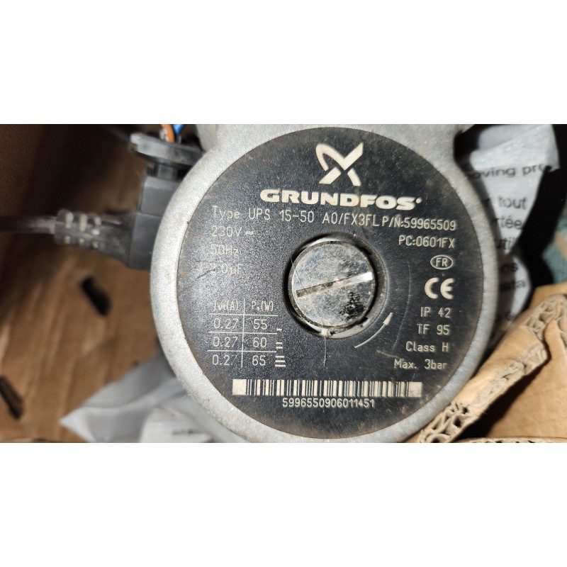 Pompa GRUNDFOS UPS 15-50 A0/FX3FL P/N:59965509