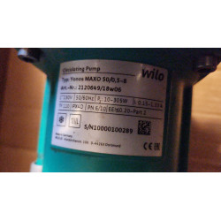 Pompa Wilo Yonos MAXO 50/ 0,5-8  Art.-Nr.: 2120649