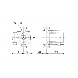 Pompa C.W.U. Grundfos UP 20-15 N 150 3fazowa 400V !!!