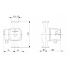 Pompa Grundfos UPS 25-60 130  (Termet)