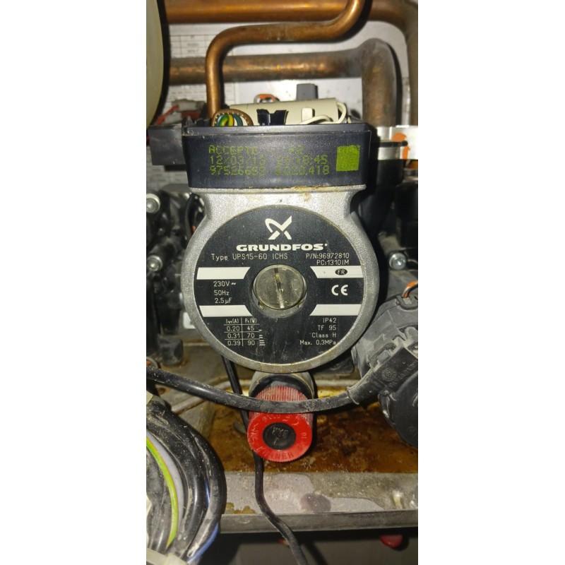 Dobór pompy do GRUNDFOS BOJLER  TYPE UPS 15-60 ICHS 96972809 ALPHA INTEC 24 X