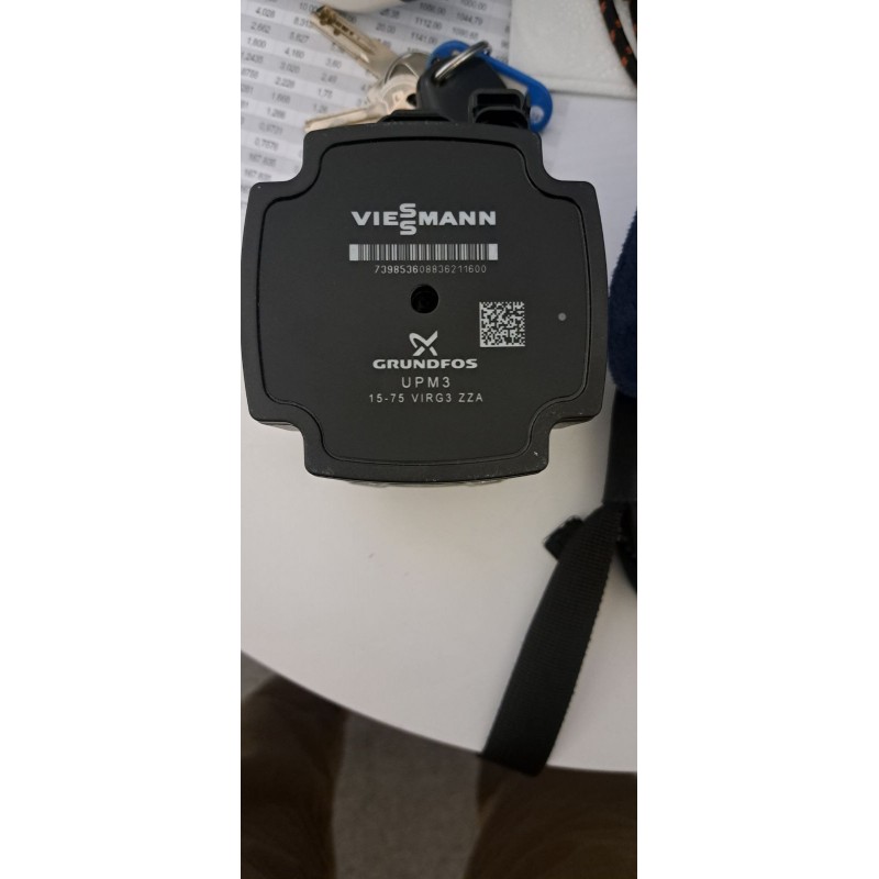 Dobór zamiennika do VIESSMANN  739853608836211600  GRUNDFOS UPM3  15-75 VIRG3 ZZA