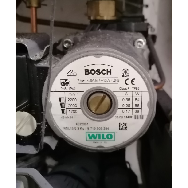 Dobór zamiennika silnika pompy Wilo RSL15/5-3 Ku/8-719-905-284 z kotła Junkers EUROSTAR ZSE24