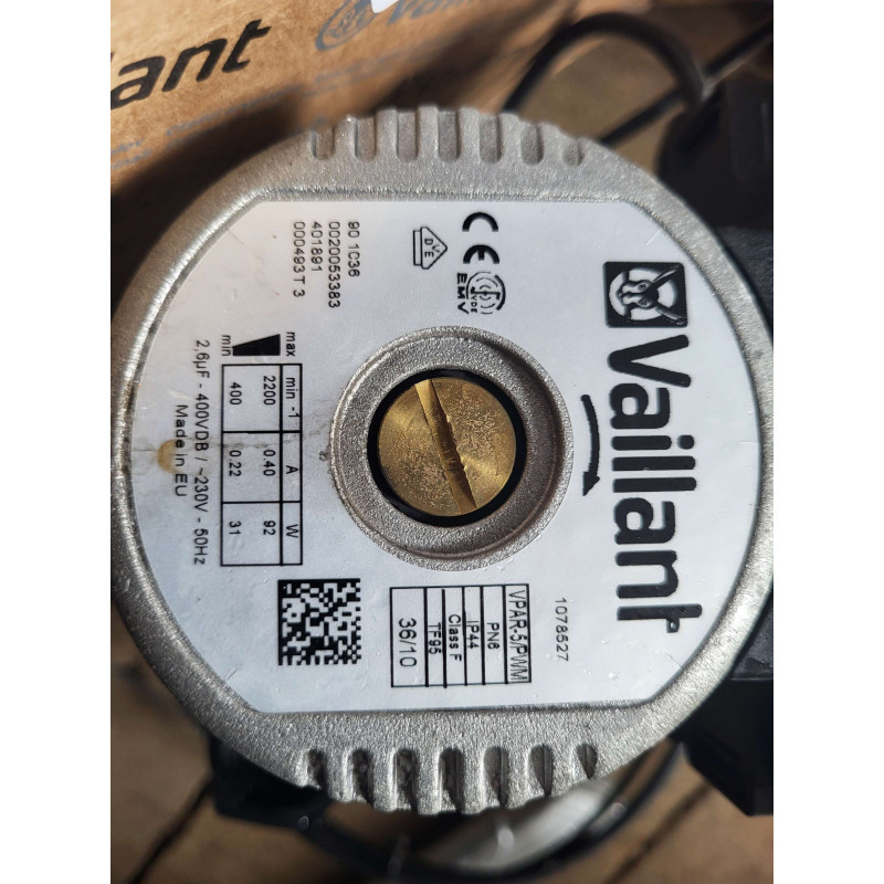 Pompa Vaillant VPARSL15/6 HE PWM-X N° 4521178 1078527 VPAR-5/PWM