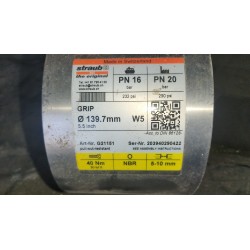 STRAUB-GRIP DN 100 – Złączka zaciskowa do rur (PN 16 / 20 bar, NBR, W5)
