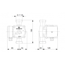 x Pompa CWU GRUNDFOS   UP 20-45 N 150 230V