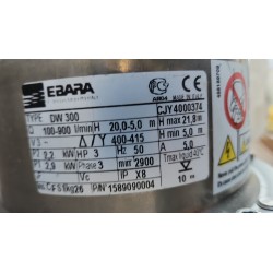 Pompa drenażowa Ebara DW 300 KW 2,2 400-415